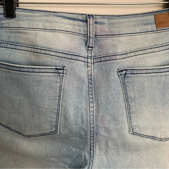 EUC Judy Blue Skinny Fit High Rise Released Hem Jeans Size 9/29 - Picture 10 of 12